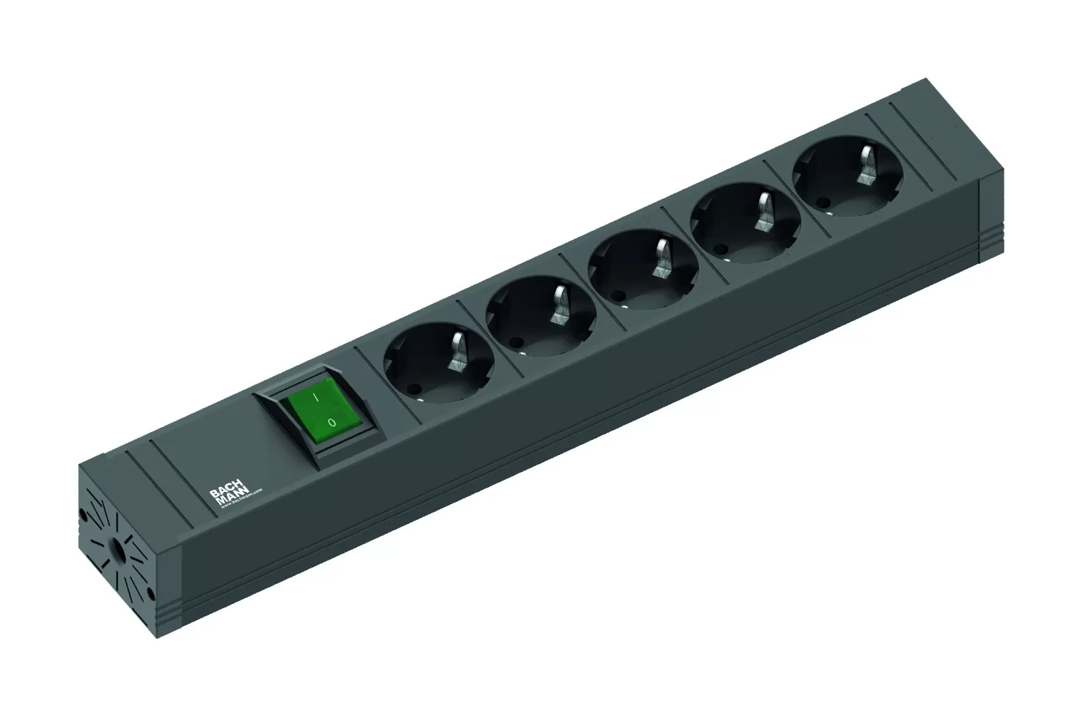 Bachmann CONNECT LINE 5xCEE7/3 1xSchalter Strom 2,0m 420.0013