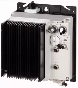 Eaton Drehzahlsteller, 5.6 A, 2.2 kW, Sensor-Eingang 4, 230/277 V AC, AS-Interface®, S-7.4 für 31 Teilnehmer, HAN Q5, mit Reparaturschalter, mit Bremswiders 198576