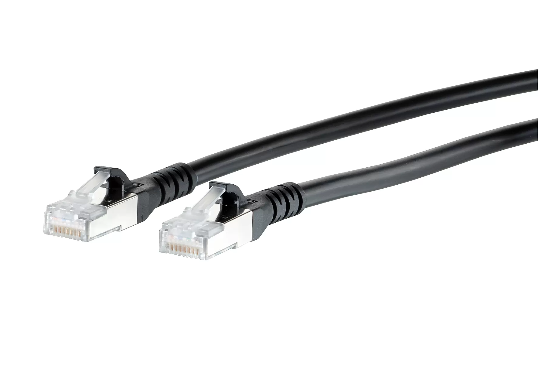 Metz Connect Patchkabel Cat.6A AWG 26 1,0 m schwarz 1308451000-E