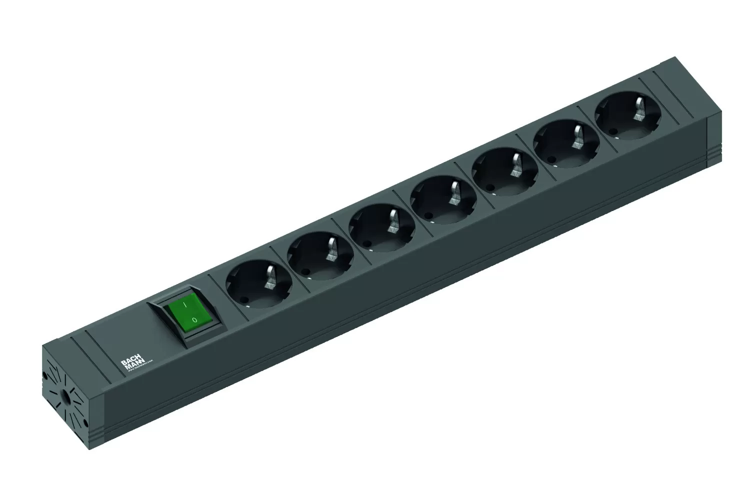 Bachmann CONNECT LINE 7xCEE7/3 1xSchalter Strom 2,0m 420.0014