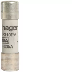 Hager Sicherung für PV 10x38 mm 1000V DC 10A LF310PV