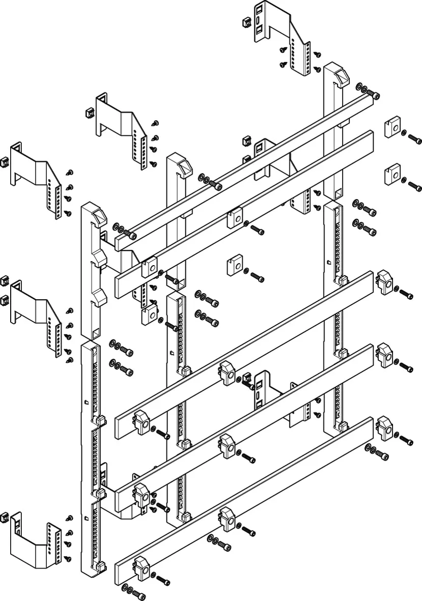 ABN Sammelschienen-Modul flach 3FB/8RE MFSC38985