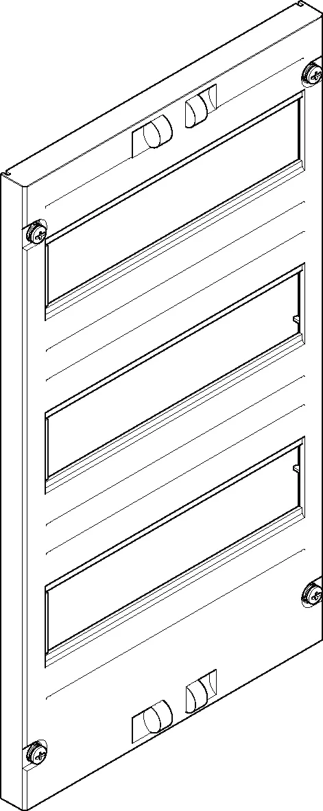 ABN Abdeckplatte 250x450mm 1FB/3RE FAO1322N