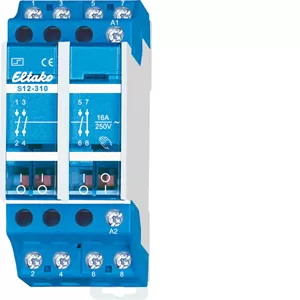 Eltako 4-poliger elektromechanischer 16A-Stromstoßschalter 230V. 3 Schließer + 1 Öffner 16A/250V AC  21310030