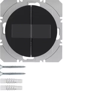 Berker KNX-Funk Wa.se 2f fl Solar ql R.1/R.3 sw 85656131