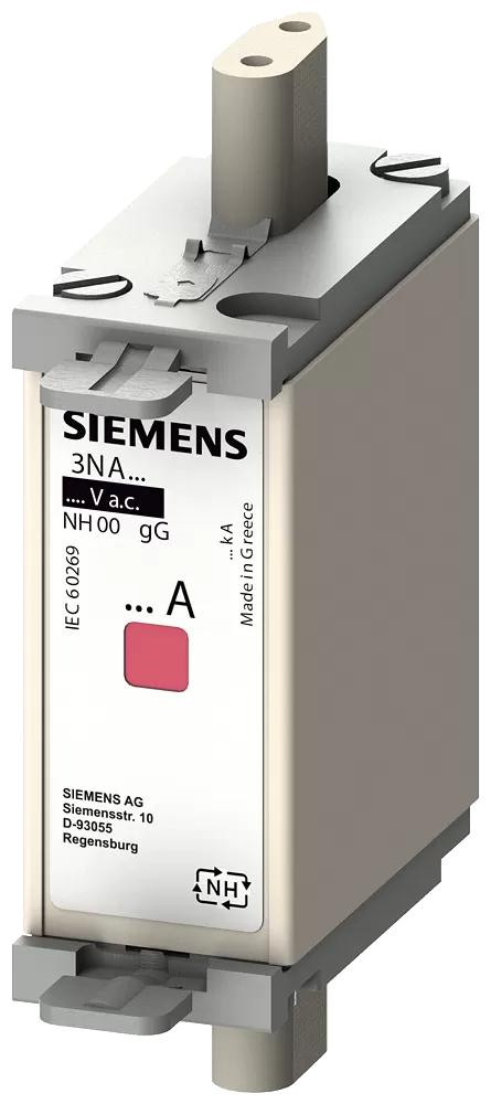 Siemens NH-Sicherungseinsatz, NH000, In: 35 A, gG, Un AC: 500 V, Un DC: 250 V 3NA6814