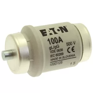 Eaton Sicherungseinsatz, Niederspannung, 100 A, AC 500 V, 50 kA, D4, gR, IEC, superflink 100D125Q