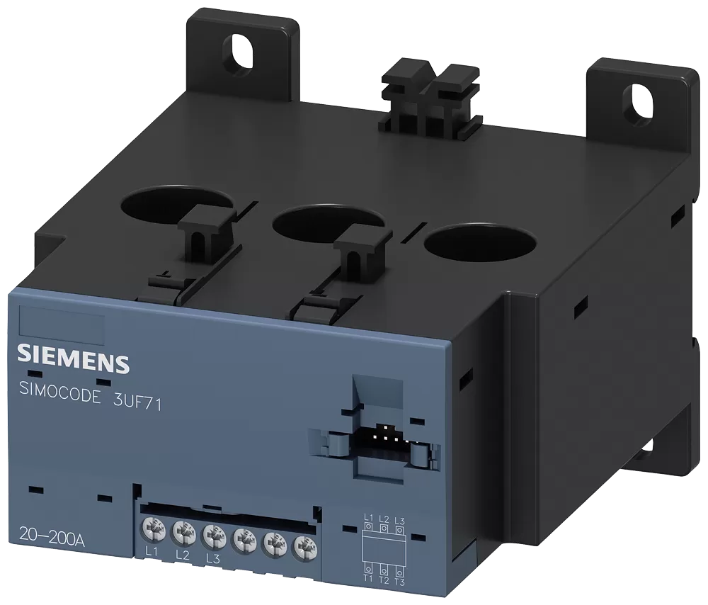 Siemens Strom-/Spannungserfassungsmodul V2, 20-200A, Baubreite 120mm, Durchsteckwandler 3UF71131AA010