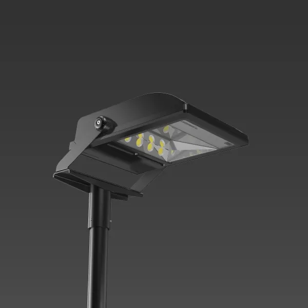 RZB Lightstream LED Maxi, 320 W, 28865 lm, 830, anthrazit, on/off Strahler, L 509 B 374 H 174, 70°/0°/45°/45° 722145.1131