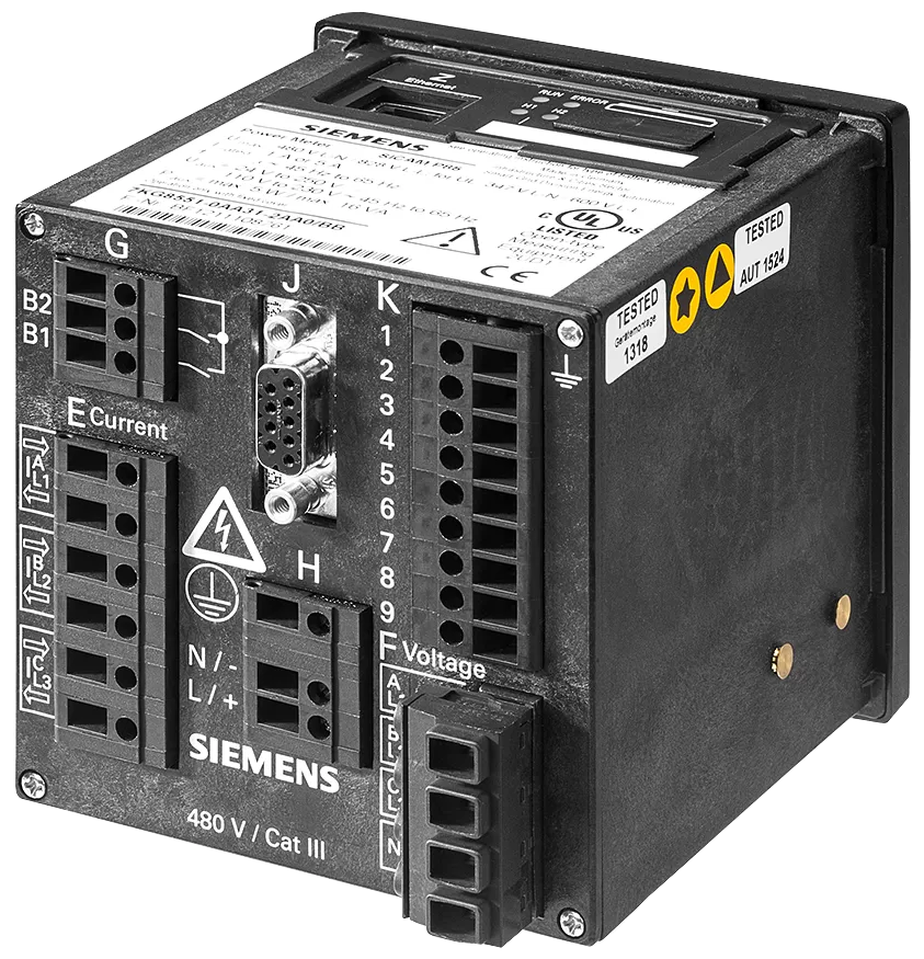 Siemens SICAM P855 Multifunktionsmessgerät und Power Quality Schreiber, Überwachung, ... 7KG85500AA000AA0