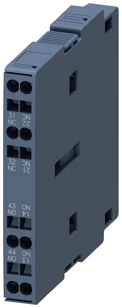 Siemens Hilfsschalter, elektronikgerecht, DIN EN50012 seitlich, 1S+1Ö, gekapselt 3RH19212DE11