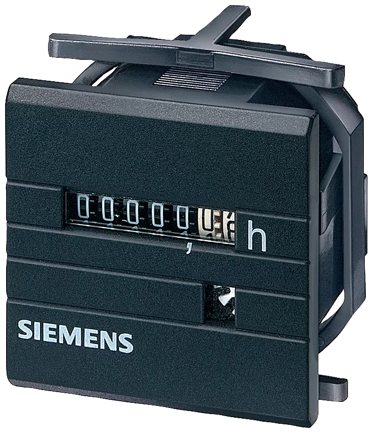 Siemens Zeitzähler 48x 48mm AC 230V 50Hz ohne Blende 55x 55mm 7KT5502