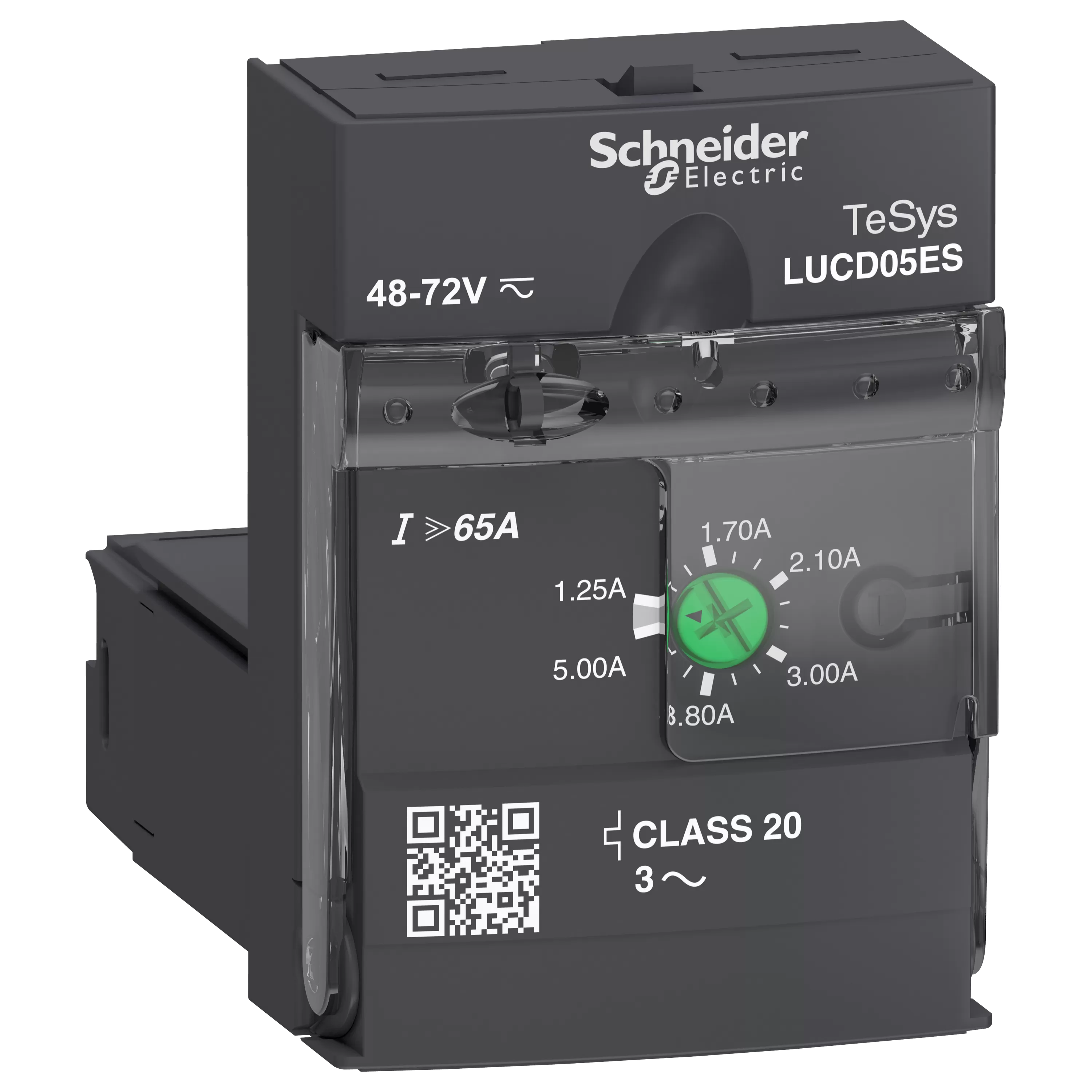 Schneider Electric Erweiterte Steuereinheit LUCD, Klasse 20, 1,25-5A, 48-72 V DC/AC LUCD05ES