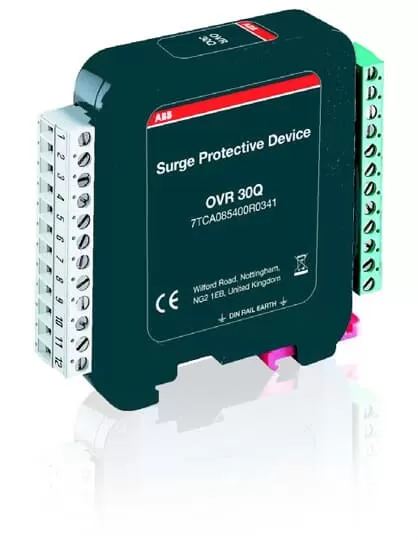 ABB OVR 30Q Überspannungsableiter 30 V, 750 mA, 1 Ohm, 45 MHz, 4DA 7TCA085400R0341
