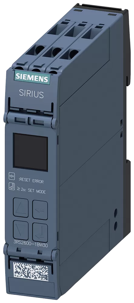 Siemens Temperaturrelais, universell, Display, AC/DC 24-240 V, 2 W, Schraubanschluss 3RS26001BW30