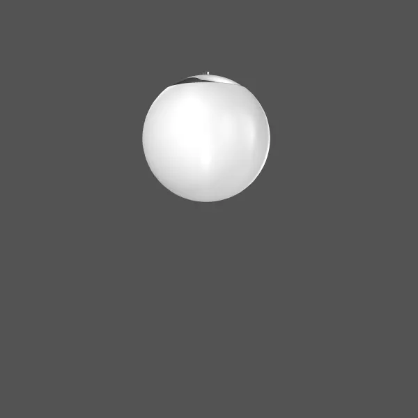 RZB Basic Ball, weiß, on/off Pendelleuchten, D 350 H 350, 180°, Kunststoff (PE) opal 311366.002
