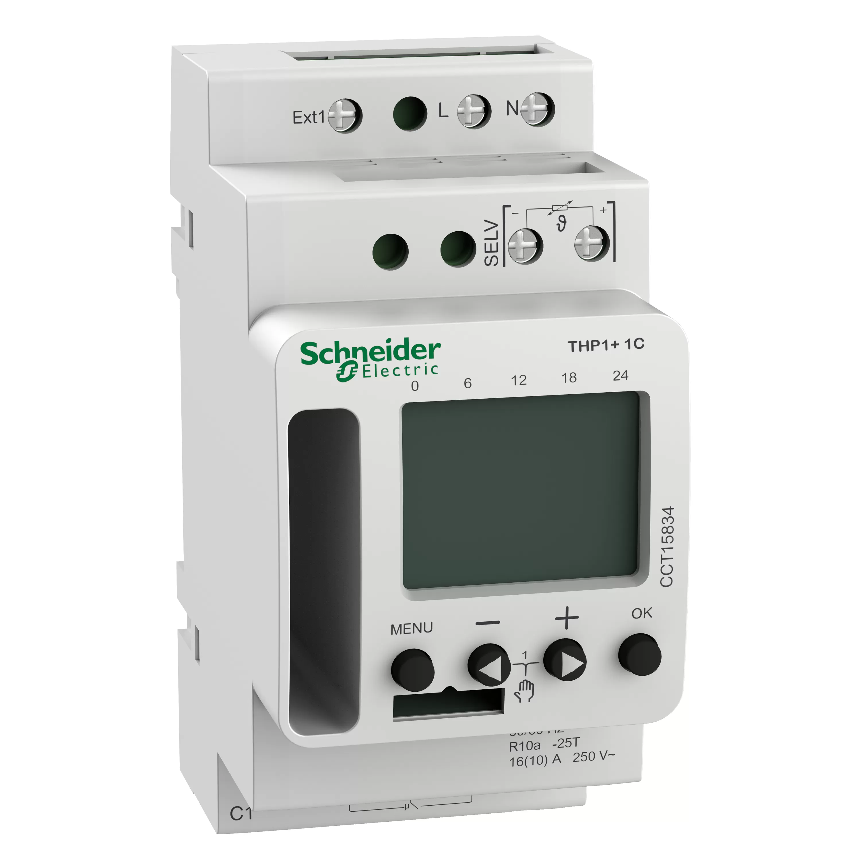 Schneider Electric Thermostat THP1 +1C CCT15834