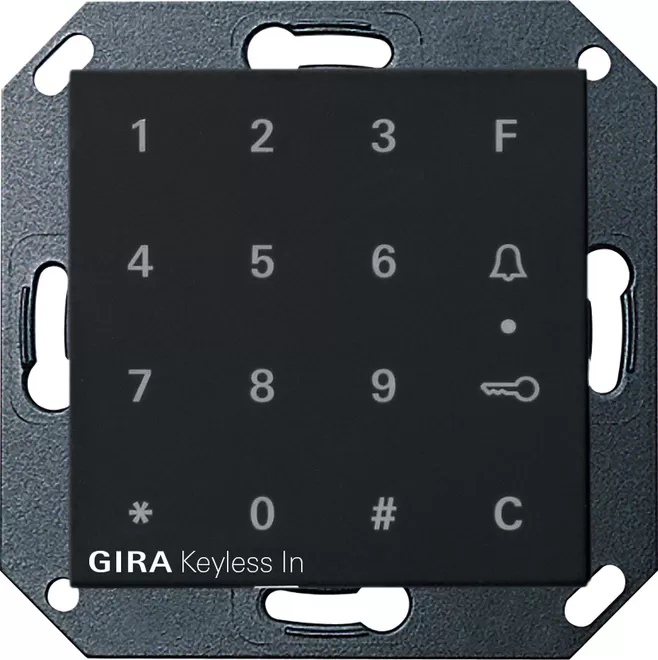 Gira Gira Keyless In Codetastatur System 55 Schwarz m 2605005
