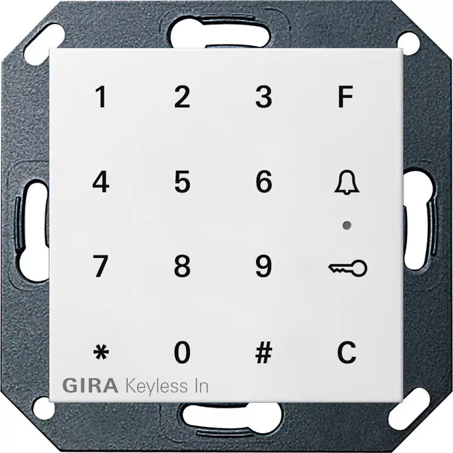 Gira Gira Keyless In Codetastatur System 55 Reinweiß 260503