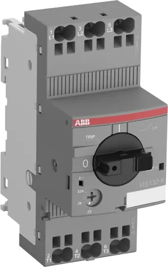 ABB MS132-4.0K Motorschutzschalter mit Push-In Klemmen, 1SAM350010R1008
