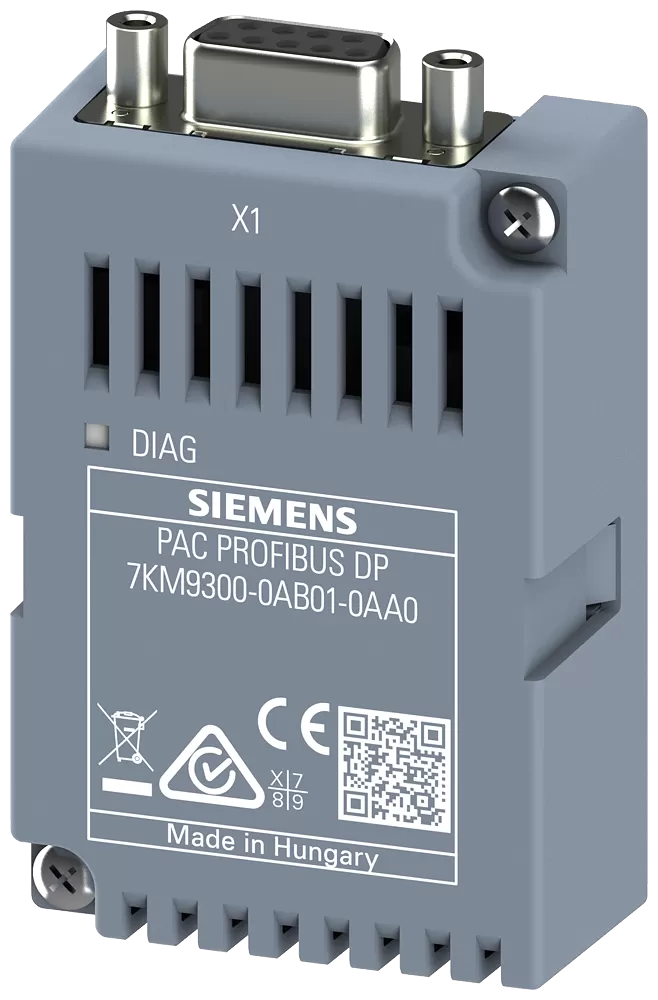 Siemens Erweiterungsmodul PROFIBUS DP, steckbar, für 7KM PAC3200 / 3220 / 4200 7KM93000AB010AA0