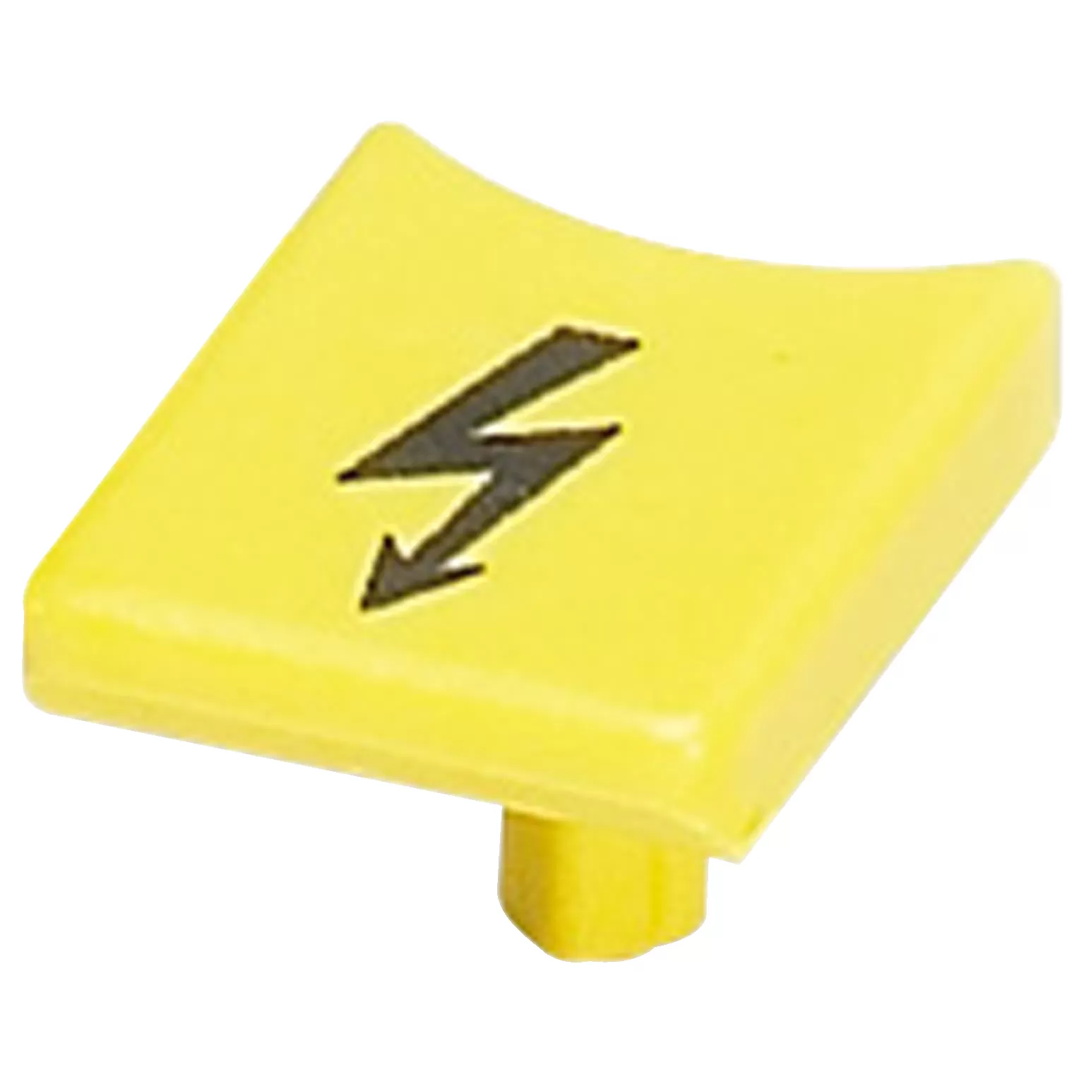 Schneider Electric NSYTR Warnschild für Federklemmleisten, 10 bis 16mm2, gelb NSYTRACSR10