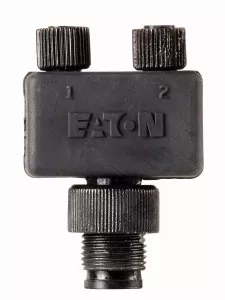 Eaton SWD-Splitter IP67, von Stecker M12 auf zwei Buchsen M8, 4-polig, Pin 4 174705