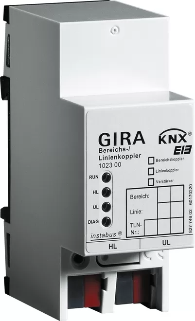 Gira Bereichs-/Linienkoppler Linienverstärker KNX REG 102300