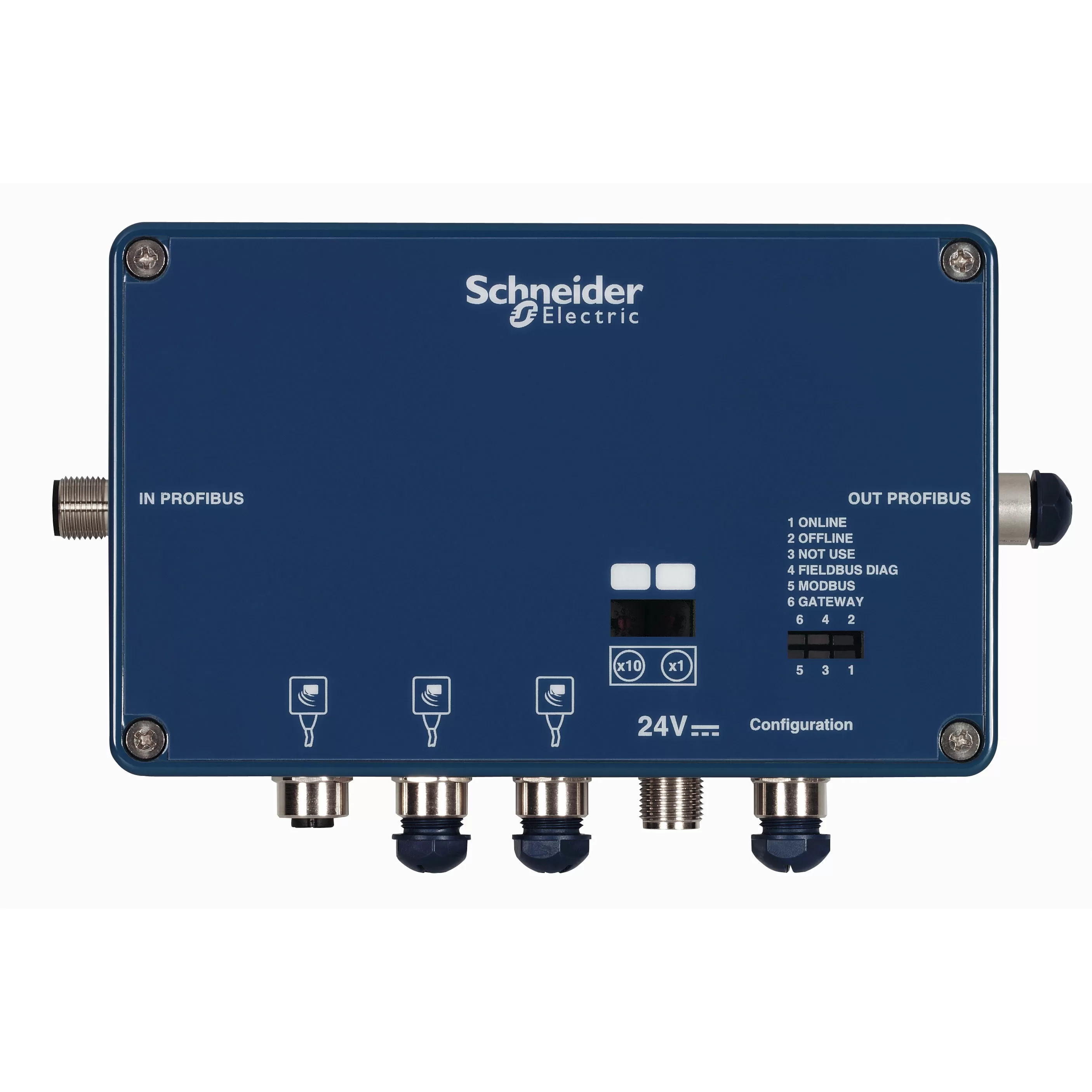 Schneider Electric XG RFID PROFIBUS DP Anschlusskasten - 3 Kanäle für XGCS-Smart Antenna XGSZ33PDP