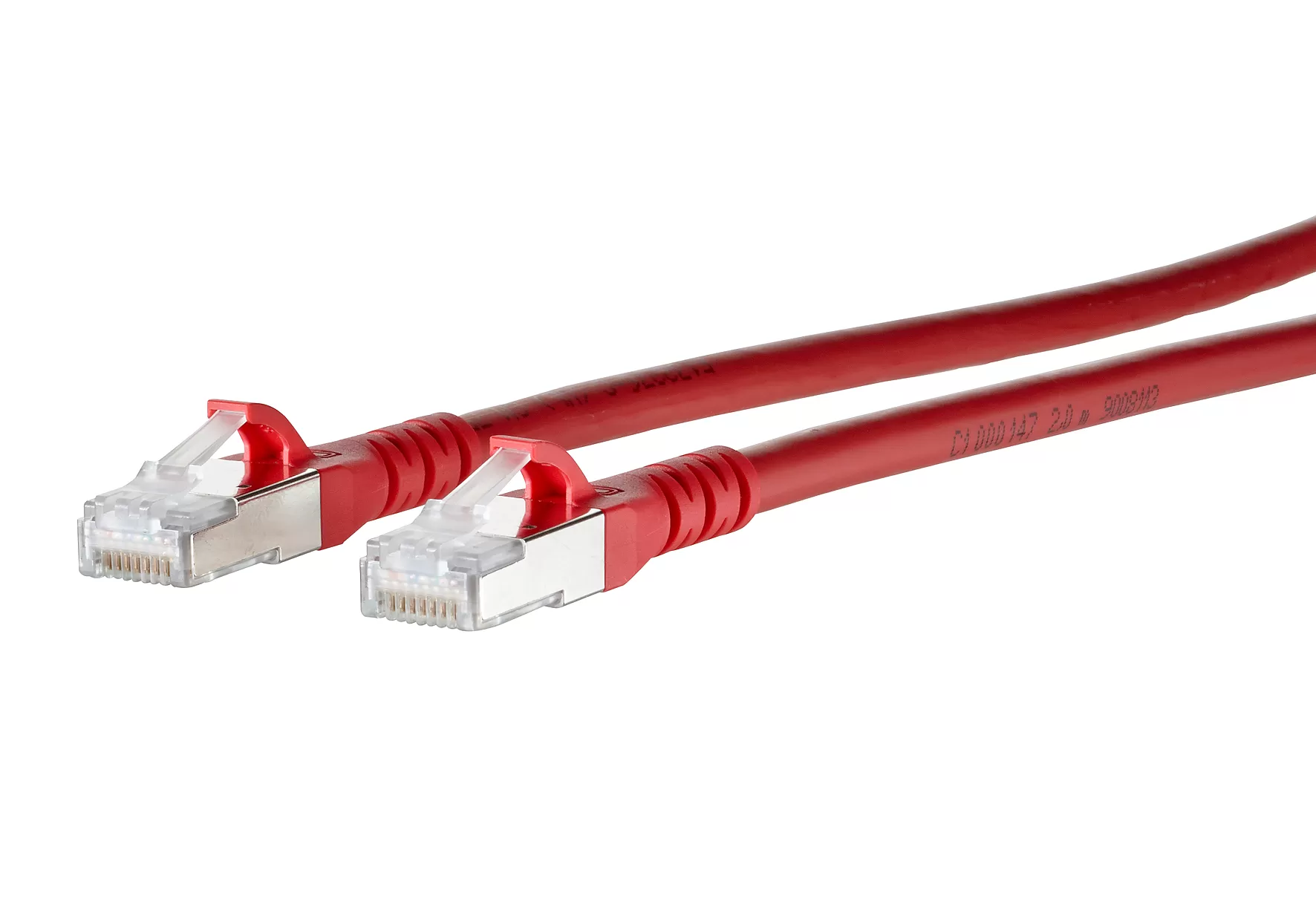 Metz Connect Patchkabel Cat.6A AWG 26 0,5 m rot 1308450566-E