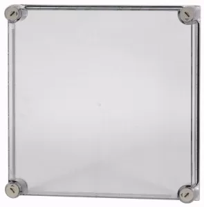 Eaton Deckel, transparent rauchgrau, HxBxT=375x375x50mm 040933