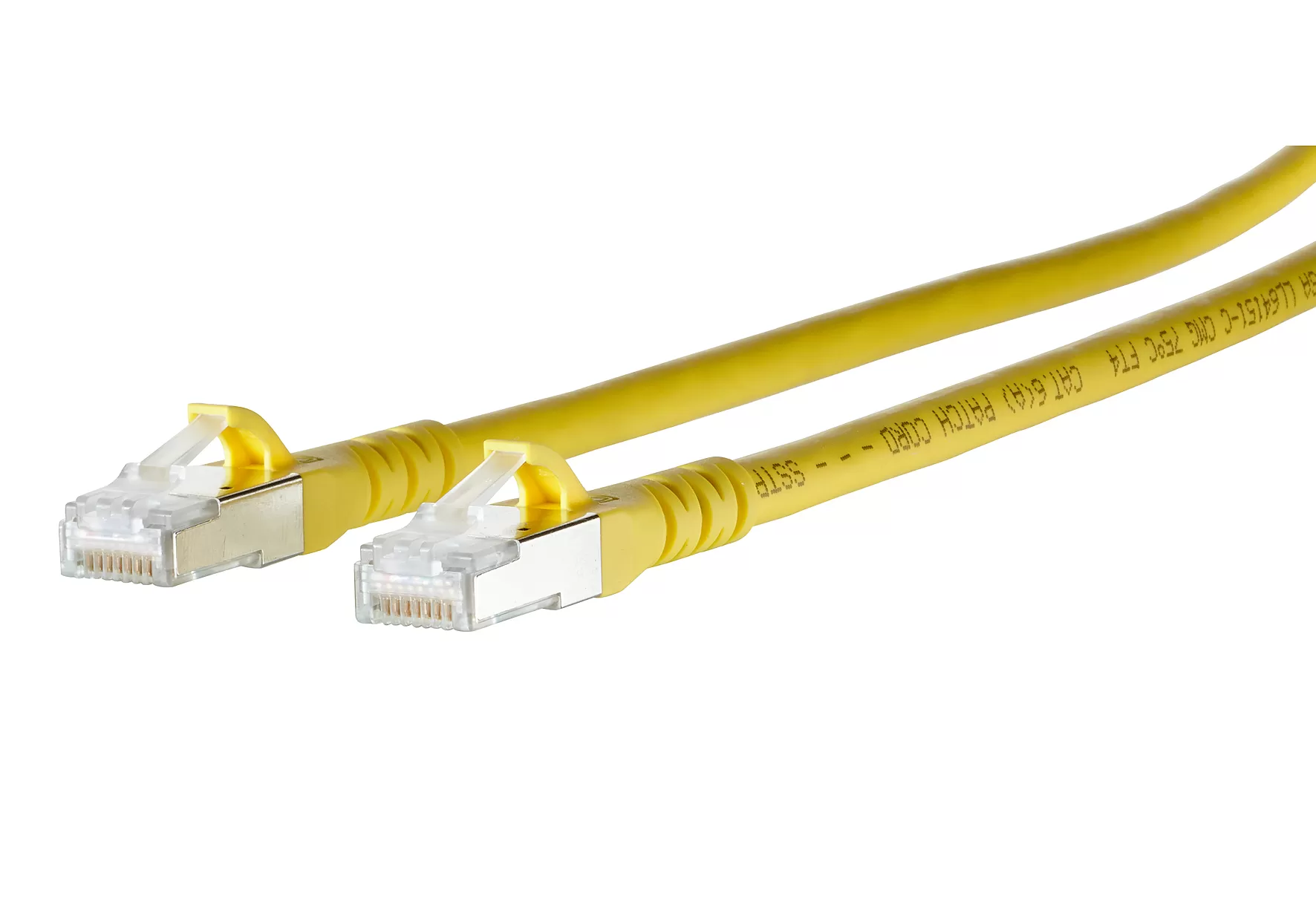 Metz Connect Patchkabel Cat.6A AWG 26 0,5 m gelb 1308450577-E