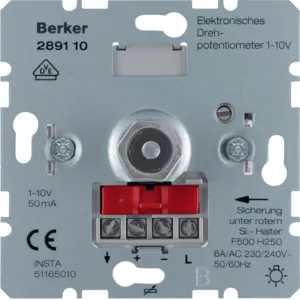 Berker Elektronisches Drehpotentiometer 1-10V 289110