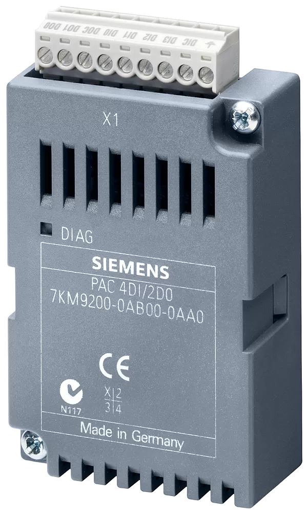 Siemens Erweiterungsmodul 4DI / 2DO, steckbar, für 7KM PAC3220/ 4200 7KM92000AB000AA0