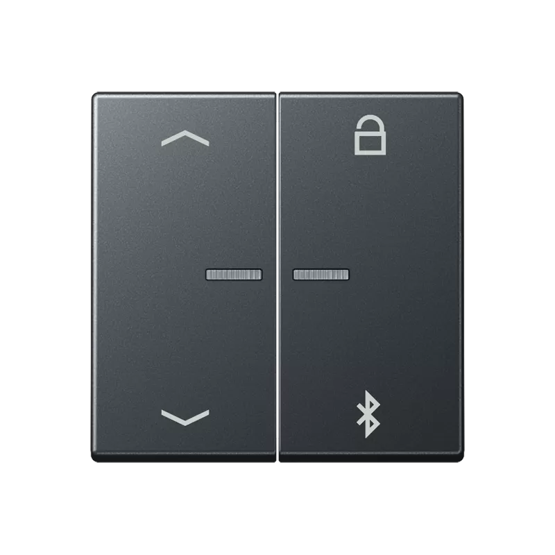 Jung LB-ManagementTimer Universal Bluetooth Pfeile, Thermoplast lackiert, Serie A, anthrazit matt A1751BFPBTANM