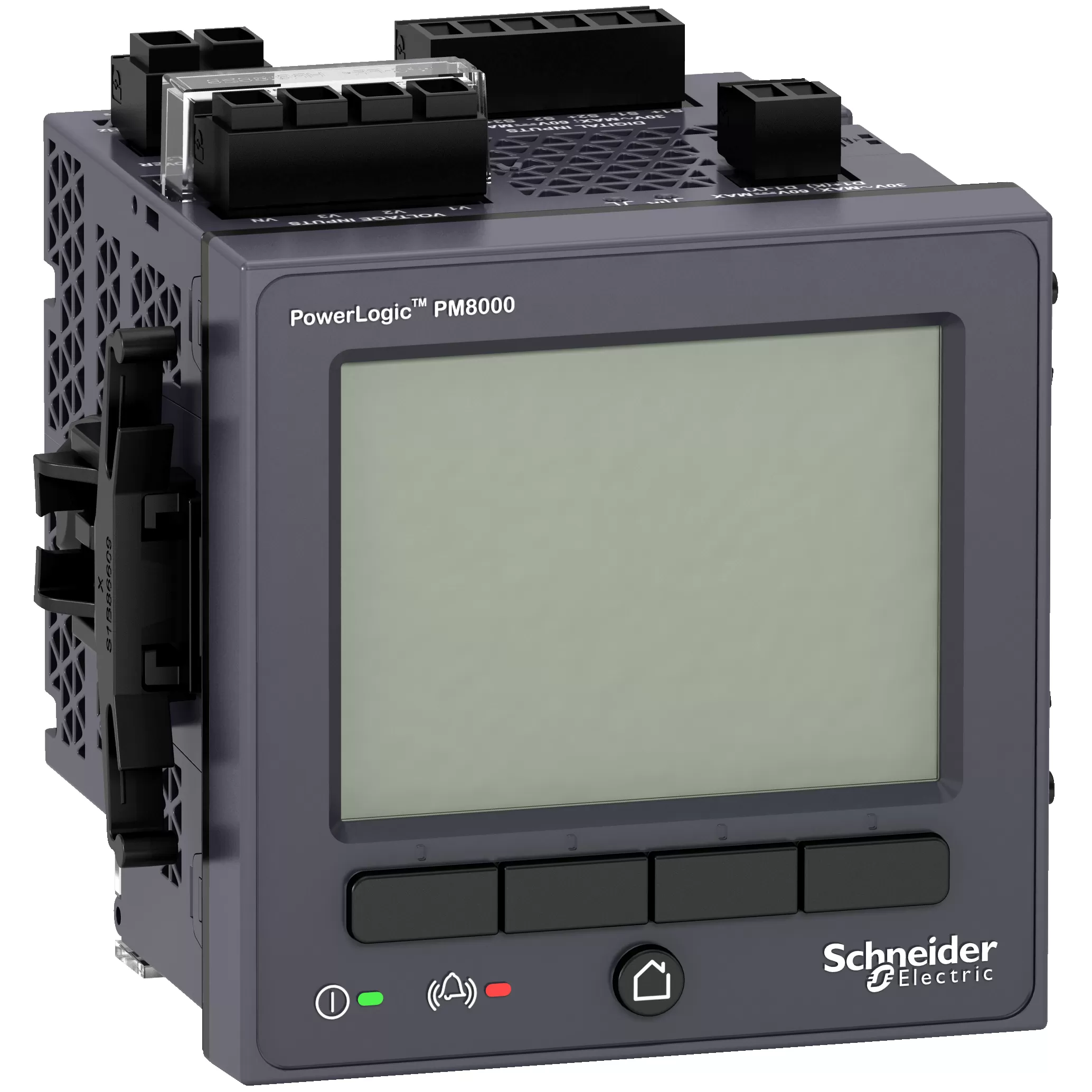 Schneider Electric Netzanalysator PM8000 für Fronteinbau mit integriertem Display METSEPM8210