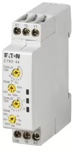 Eaton Zeitrelais, 0,05 s - 100 h, 24 - 240 V AC 50/60 Hz, 24 - 48 V DC, 1 W, blinkend, 2 Zeiten 262730