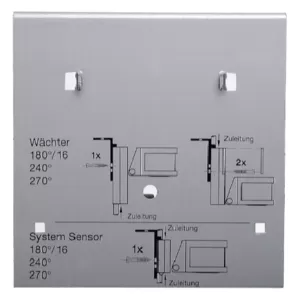 Berker Deckenmontagewinkel für Wächter/Sensor 148