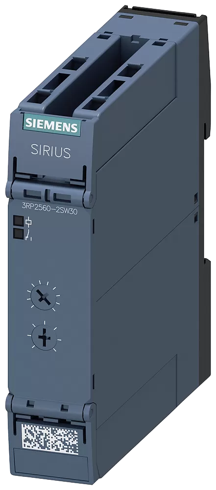 Siemens Zeitrelais, Stern-Dreieck, 1-20S, Nachlaufz. 30-600s, 3 Schließer 3RP25602SW30