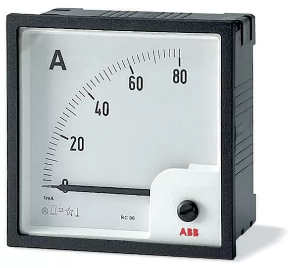 ABB Amperemeter AMT1-A1-25/96 Schaltschranktürmontage 2CSG313070R4001