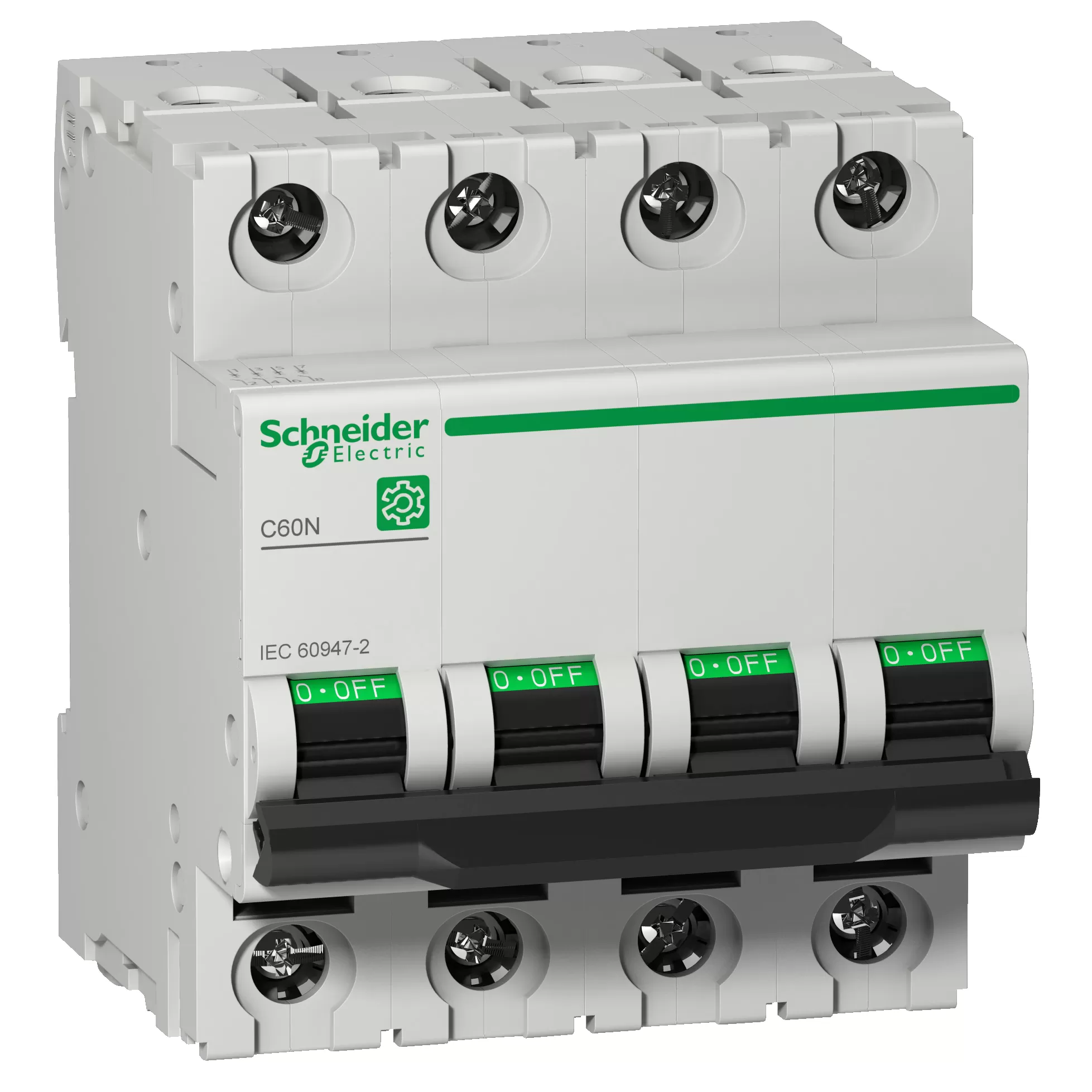 Schneider Electric Multi 9 OEM LS-Schalter C60N 4-polig 4A D-Char. 10kA IEC60947-2 M9F12404