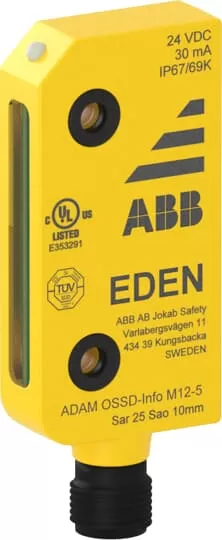 ABB ADAM OSSD-INFO 5 Sicherheitssensor mit OSSD-Signalen und Infoausgang 2TLA020051R5400