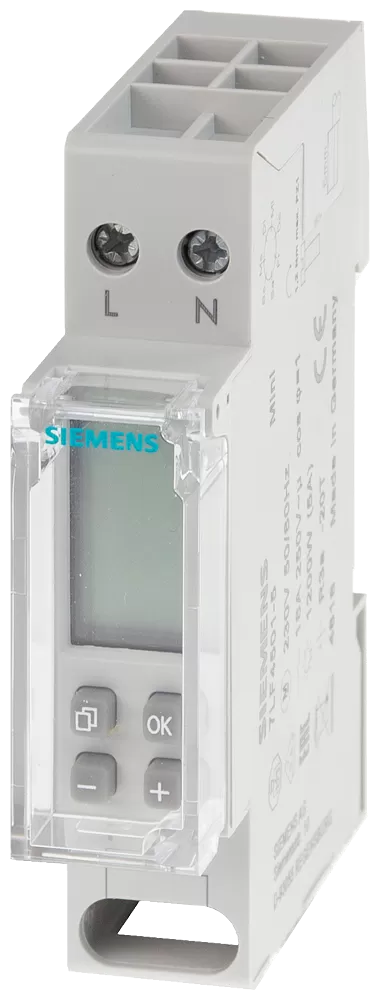 Siemens Wochenzeitschalt. Mini Digital 230V AC , 1 Kanal, 1TE 7LF45015