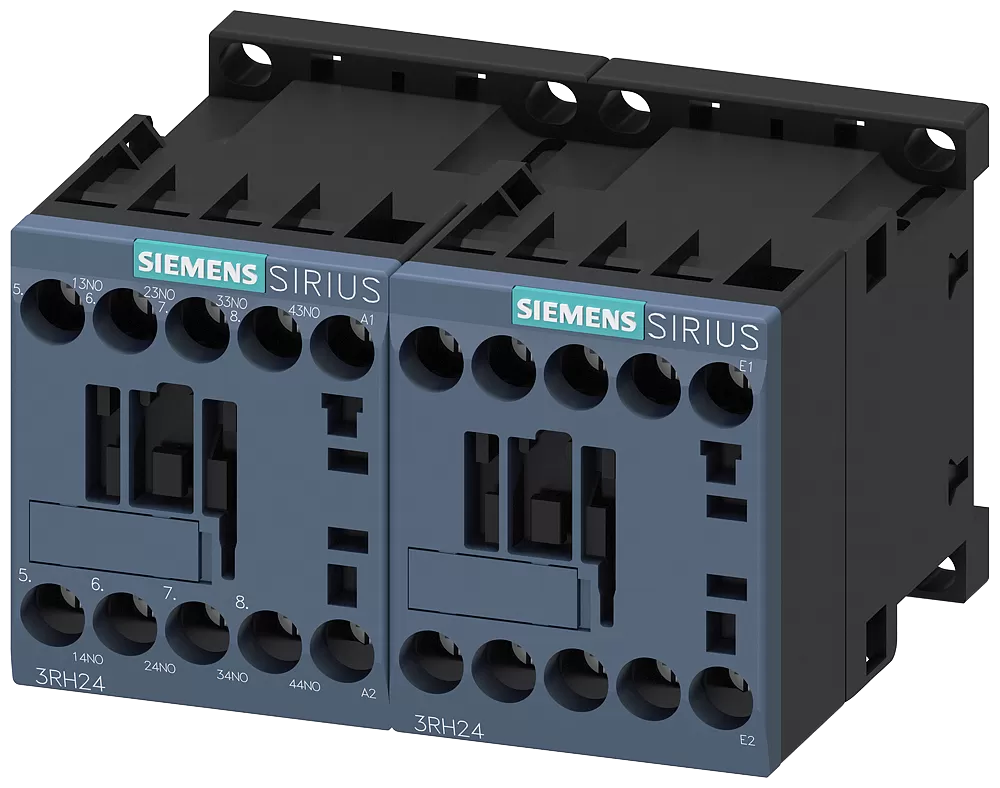 Siemens Hilfsschütz, 4S, AC 24V, 50/60Hz, S00, Schraubanschluss 3RH24401AB00