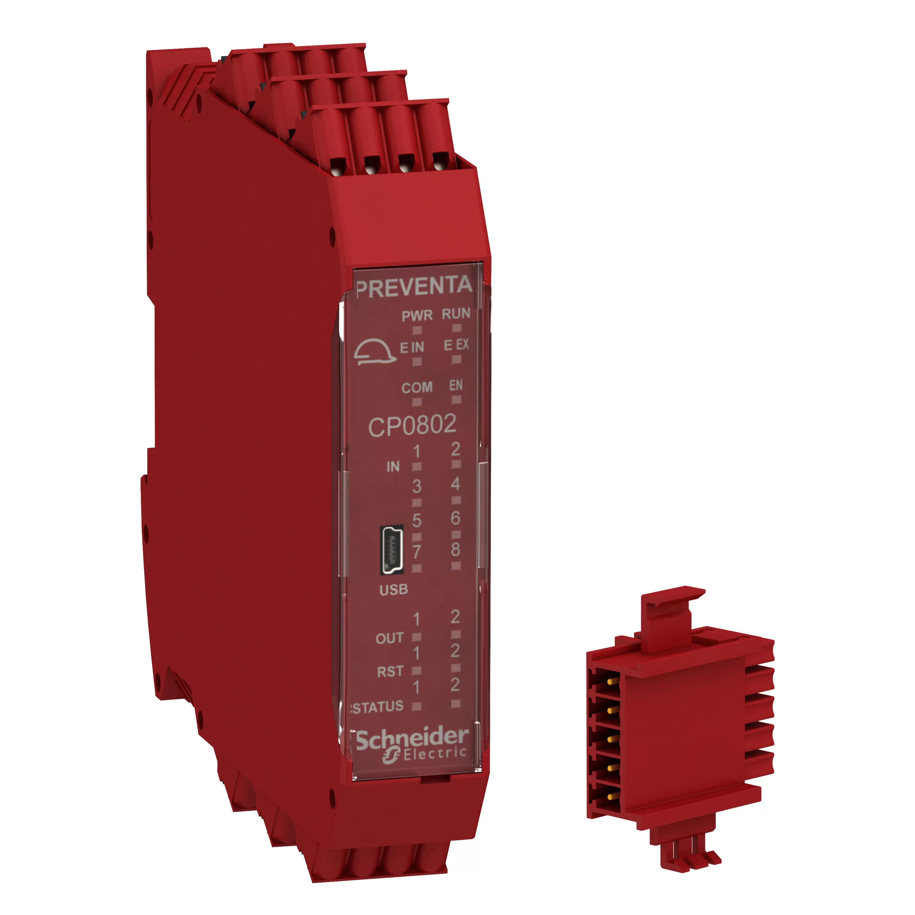 Schneider Electric CPU modularer Sicherheitscontroller, 8E, 2A, Federzugkl, Rückwand-Busstecker XPSMCMCP0802BCG