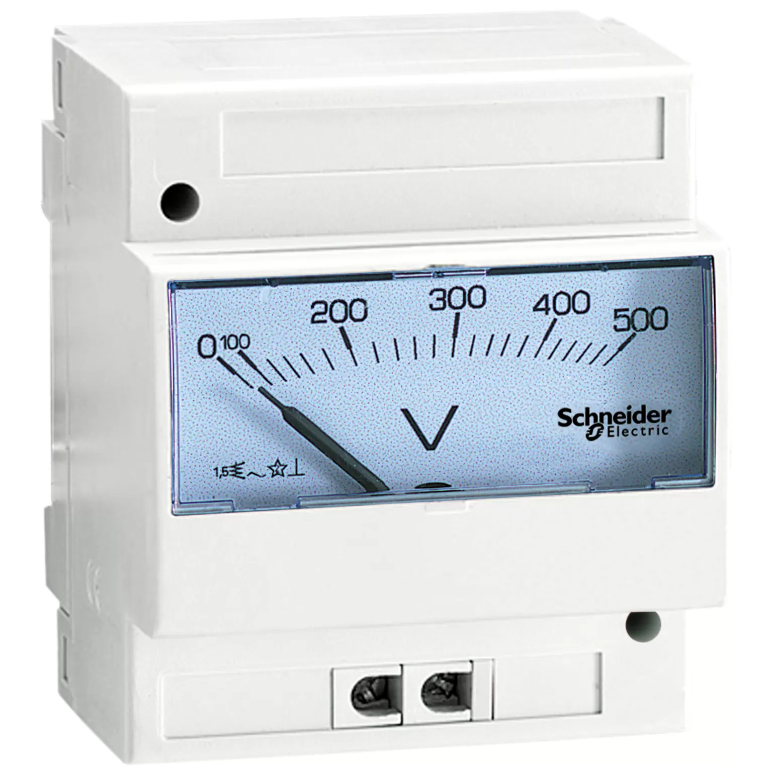 Schneider Electric Modulares Analogvoltmeter VLT, 0-500 V 16061