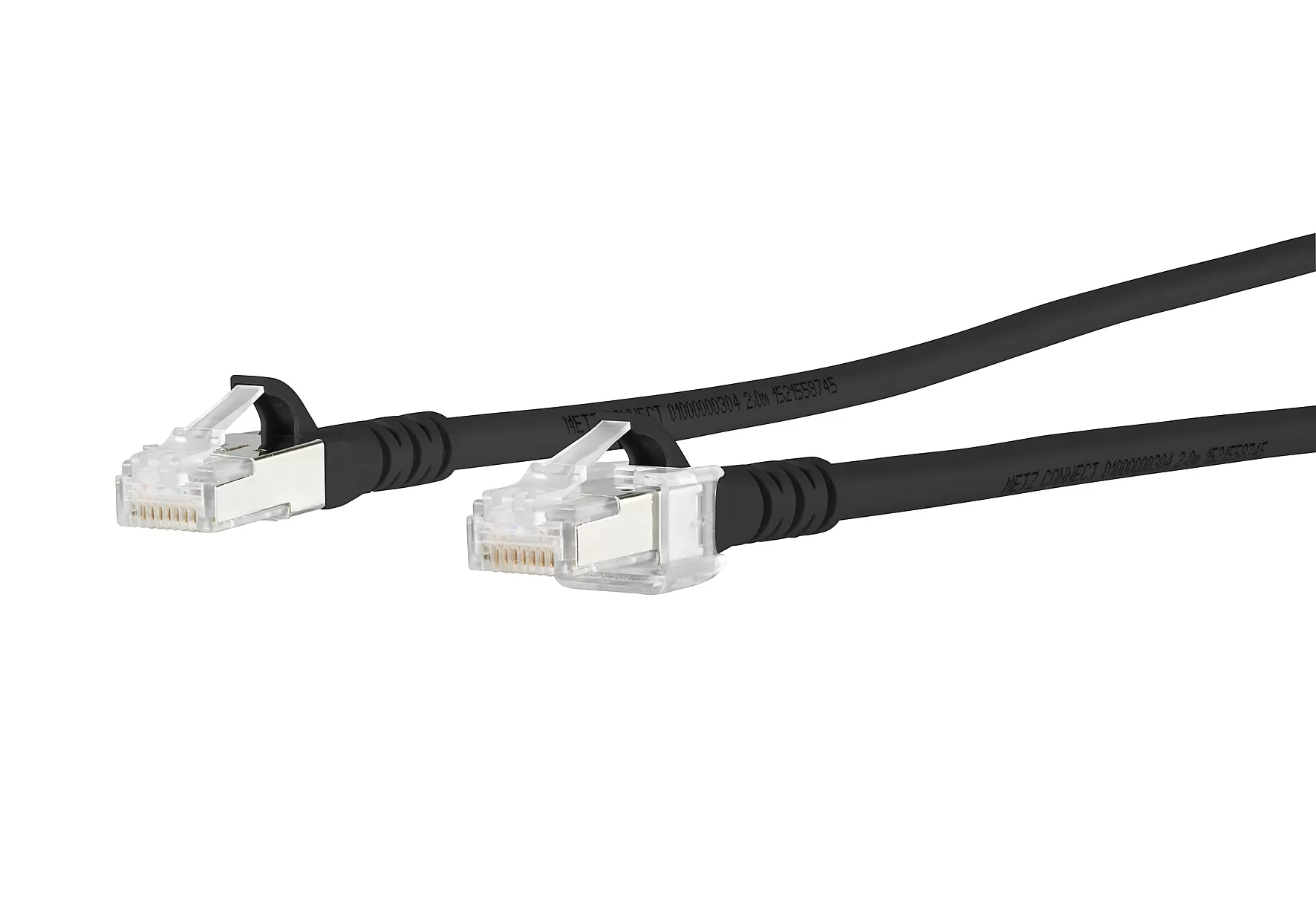 Metz Connect PM PIC Patchkabel Cat.6A 10G AWG 26 schwarz, 25,0 m 13P846B500-E