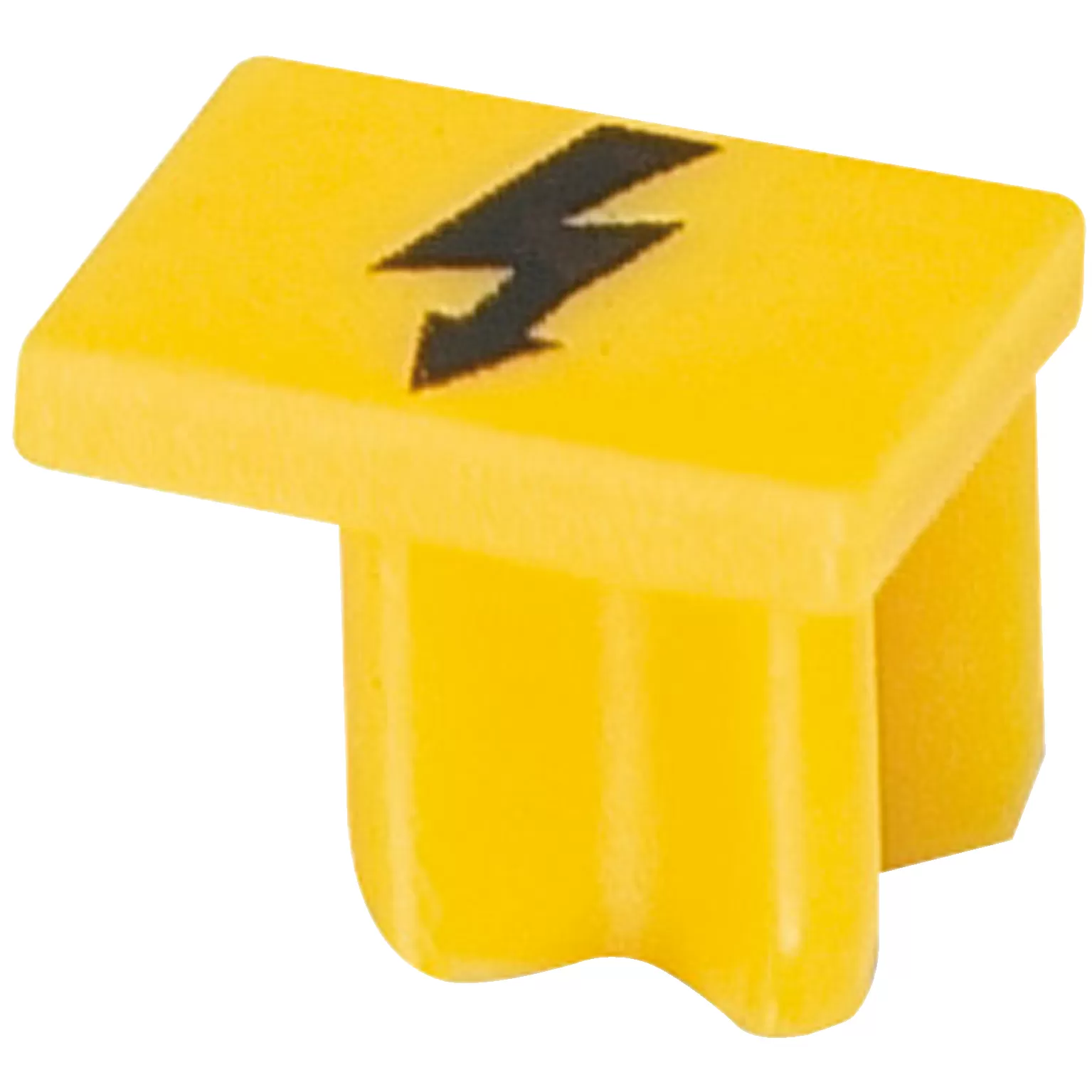 Schneider Electric NSYTR Warnschild für Federklemmleisten, 2,5mm2, gelb NSYTRACSR2