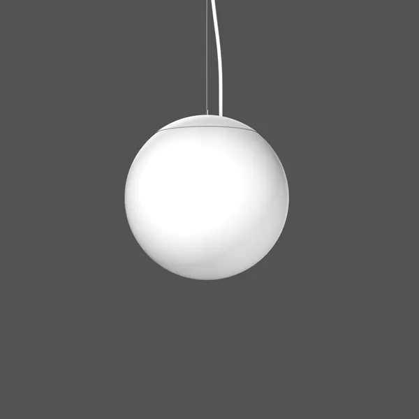 RZB Basic Ball, weiß, on/off Pendelleuchten, D 350 H 350, 90°/90°/90°/90°, Glas opal 311012.002