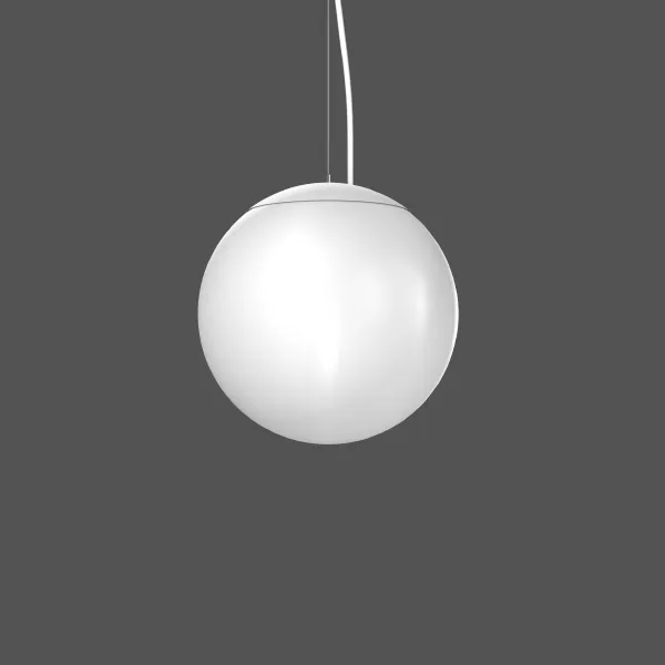 RZB Basic Ball, weiß, on/off Pendelleuchten, D 350 H 350, 90°/90°/90°/90°, Kunststoff (PE) opal 311050.002